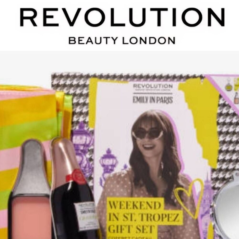 Revolution Beauty X Emily In Paris Weekend In St. Tropez Gift Set
